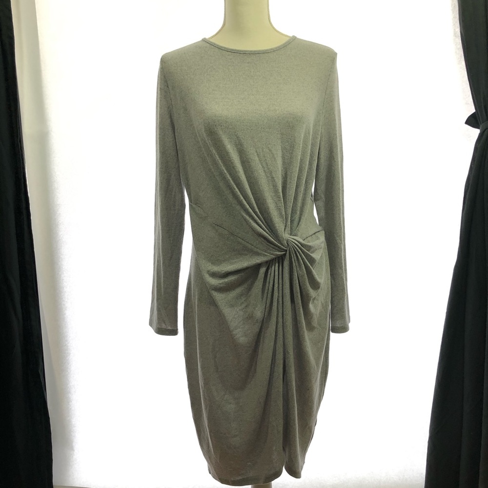 Amee Hanke gray dress long sleeve size 10